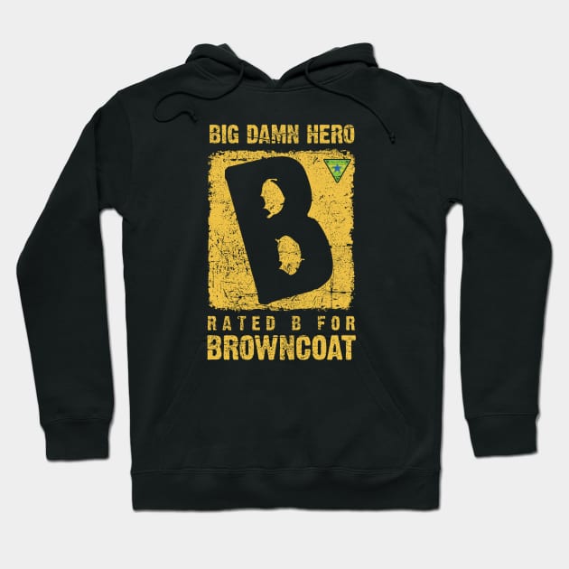 Rated B Hoodie by bigdamnbrowncoats